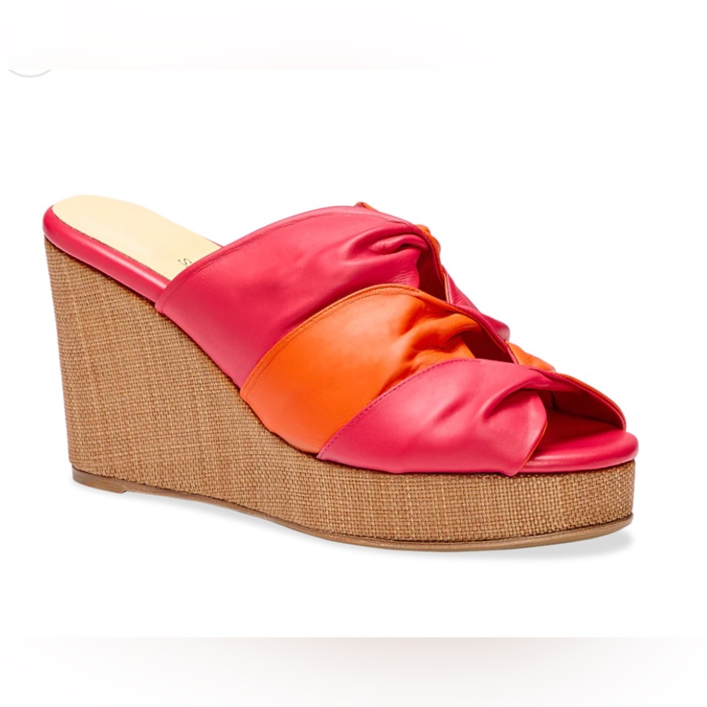 Sarah Flint Perfect Arabesque Wedge Sandals-Flaw